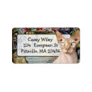 Search for tabby cat return address labels Pet