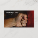 Search for punch business cards Boxing