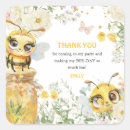 Search for cute summer bee stickers Watercolor