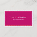 Search for border business cards Pink