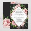 Search for blush rose wedding invitations Vintage