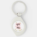 Search for you make me happy key rings I love you