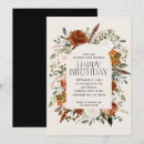 Search for rustic birthday invitations Botanical