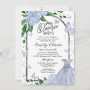 Search for blue butterfly quinceanera invitations Watercolor