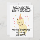 Search for cat in a hat birthday invitations Cute