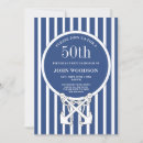 Search for nautical 50th birthday invitations Masculine
