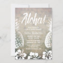 Search for pineapple bridal shower invitations Beach