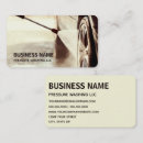Search for pressure cleaning business cards Professional