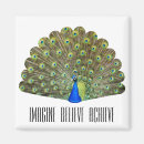 Search for blue peacock magnets Trendy
