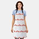 Search for red floral pattern aprons Poppy