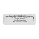 Search for silver leaf return address labels Flowers