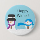 Search for smiling snowman badges White
