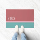 Search for turquoise doormats Mid century modern