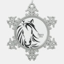 Search for horse head christmas tree decorations Equestrian