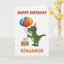 Search for t rex birthday cards Cute