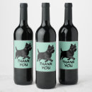 Search for dog wine labels Black