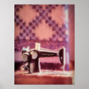 Search for antique sewing machine posters Quilter