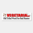 Search for vegetarians bumper stickers Meat