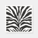 Search for zebra stripe napkins Africa