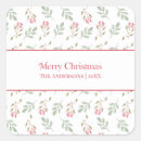 Search for holiday greenery stickers Holly and berries