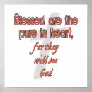 Search for pure in heart posters Jesus