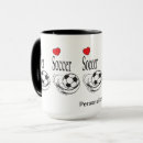 Search for soccer heart mugs Coach