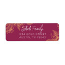 Search for henna return address labels Pink