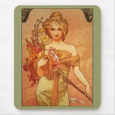 Search for alphonse mucha mousepads Flowers