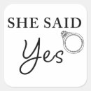 Search for she said yes stickers Engaged