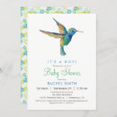 Search for hummingbird baby shower invitations Flowers