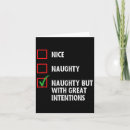 Search for santa claus naughty list cards Reindeer