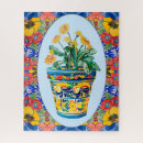 Search for flower pots puzzles Blue