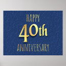 Search for 40th posters Blue