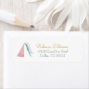 Search for princess return address labels Watercolor