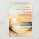 Search for sunset beach invitations Watercolor