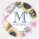 Search for pink gingham stickers Rustic