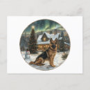 Search for german shepherd postcards Christmas tree