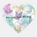 Search for butterfly shaped stickers For her