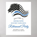 Search for police retirement party decor Law enforcement