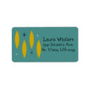 Search for mcm return address labels Mid century modern