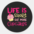 Search for life is short stickers Eat