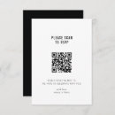 Search for budget invitations Black and white