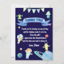 Search for space thank you cards Boy