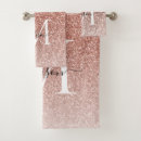 Search for rose gold pink bath towels Feminine