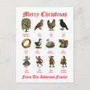 Search for 12 days of christmas postcards Carol