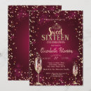 Search for champagne sweet 16 invitations Luxury