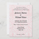 Search for pink damask wedding invitations Chic