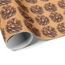 Search for pine cone wrapping paper Rustic