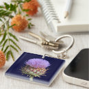 Search for thistles key rings Purple