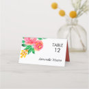 Search for botanical place cards Flowers